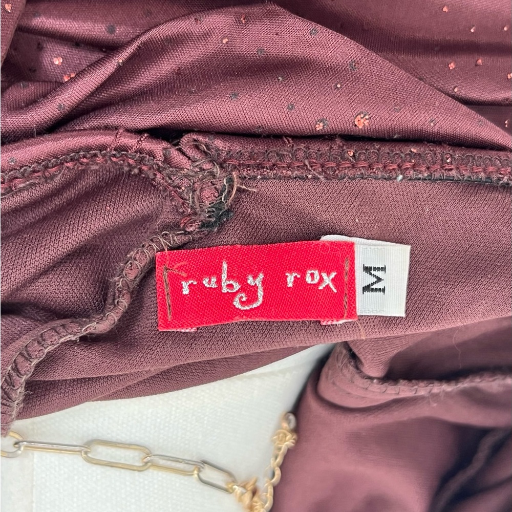 Y2K Vintage Ruby Rox Ruched Halter Maxi Dress - Picture 4 of 5